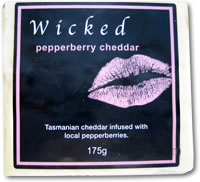 Wicked Cheese Pepperberry Cheddar