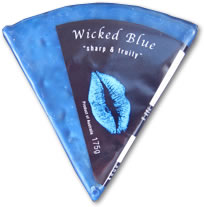 Wicked Cheese Waxed Blue Cheese Wedge
